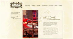 Desktop Screenshot of fillmorestreetsf.com